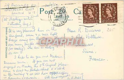 Stary Hastings — widok panoramiczny — Rewers