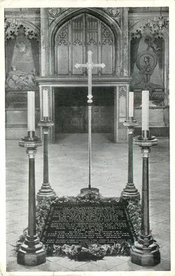 Tumba do Desconhecido — Abadia de Westminster — Cartão postal