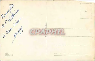 Arranjo de tulipas — editor Brillant, n° 6931B — Verso