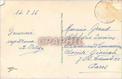Rochas Tuilière e Sanadoire — Arredores do Mont-Dore — Edição La Gégogne, Vichy — Verso