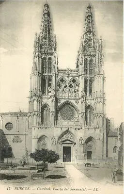 Burgos — Catedral, Porta do Sarmental — I.L.
