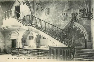 Burgos — A Catedral — Escalera del Archivo — n° 31