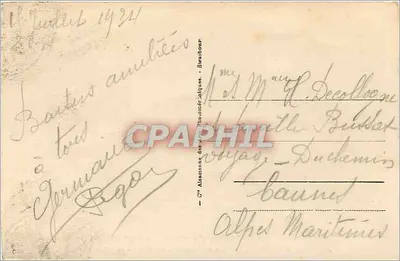 Gérardmer - Jezioro Longemer, widok z Roche du Page — Stara pocztówka nr 146, wydawca Alascoune des Alpes-Maritimes — Rewers
