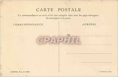 Marseille — Katedra — Agenda P.L.M. 1923 — Rewers