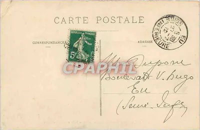 Dreux - Capela São Luís - Sepultura da Família de Orleães — Ca. Foucault, editor, Dreux — Verso