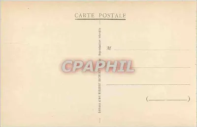 Le Puy-en-Velay — O Jardim Público Henri Vinay e a alta cidade (alt. 625 m. e 757 m.) — Editor Art Margerit Drémond, n° 5371 — Verso