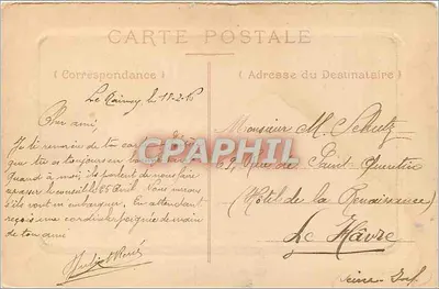 Passeios de Raincy - Franceville — Lith. Perrrand, cores e molduras — Verso