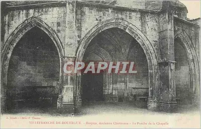 Villefranche-de-Rouergue - Hospício, Antiga Chartreuse - O Portal da Capela
