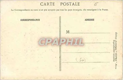 Manche - Castelo de Tourlaville — Edição Artística SUPRA Paris — Verso