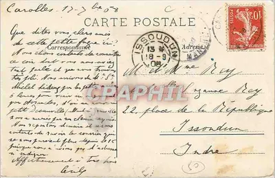 Carolles - O porto do Lude - Saída para o mar — editor Pind, Paris, n°31 — Verso