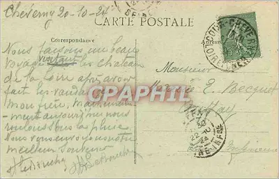 Castelo de Cheverny - O Salão — Fototypie G. Vannier — Verso