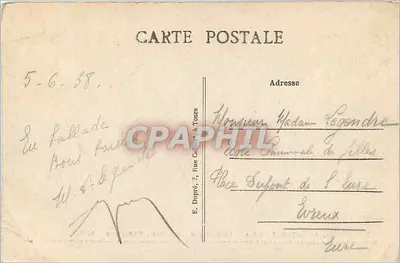 Amboise (Loire-et-Loire) — Zamek (Zabytek, XV wiek) — A.P. — Rewers