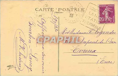 Bourbon-Lancy (S.-et-L.) — O Sino (século XV) e A Casa de Madeira (século XIV) — Editor não identificado, n° 12 — Verso