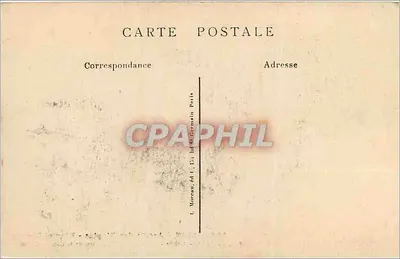 Bilhete postal antigo PARIS-Jardim das Plantas - leão e leoa — Verso