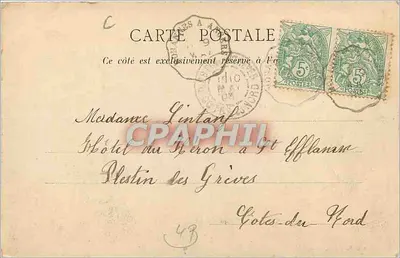Angers — Il molo Ligny — G. Paris Angers-Baugé n°80 — Verso