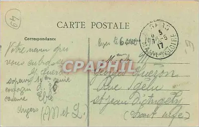 Angers — Katedra św. Marii Magdaleny — Wydawnictwo Laroue, Angers — Rewers