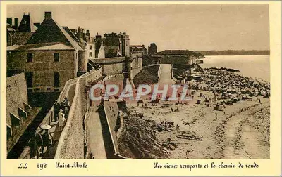 Saint-Malo — Os velhos muros e o caminho de ronda — LL 292