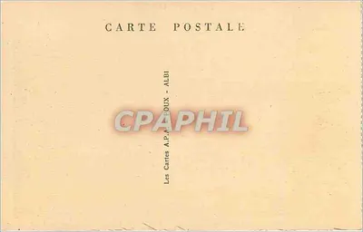 Castres — Plac Jean-Jaurès — wydawca A.P.A. Albi, n°9 — Rewers