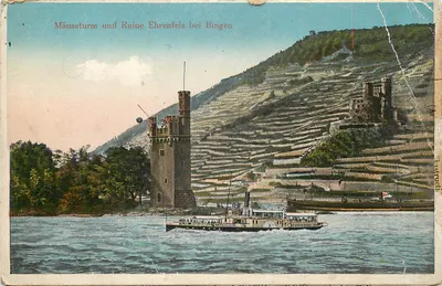 Mäuseturm und Ruine Ehrenfels bei Bingen — T. Struckh