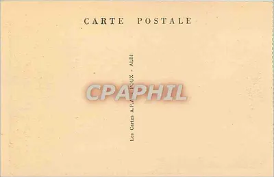 Castres — Ogród Biskupi — wydawca A.P.A. POUX - ALEI — Rewers