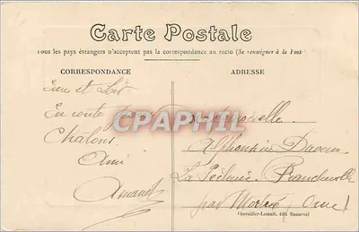 Entrada da Abadia — Bonneval — Chevailler-Lesault, editor Bonneval — Verso