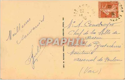 Frontignan-les-Muscats — A Prefeitura — I.L.L. — Verso