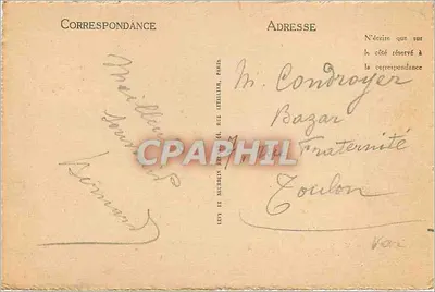 Marseille — La Cannebière — Wydawca LL, nr 41 — Rewers