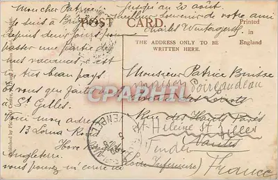 Il Marine Palace Pier a Brighton — No. 39 — Pubblicato da Francis Janton & Co. — Verso
