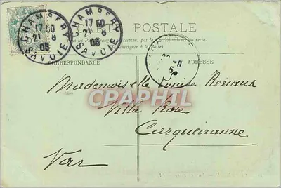 Chambéry — La Prefectura — Reverso