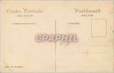 Wystawa Uniwersalna Bruksela 1910 — Quadrigé i Wejście Główne — Wyd. V.P. Bruksela — Rewers