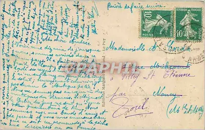 Os Rápidos do Eyrieux — Ardèche — Éditions M. B. Le Puy, n° 3784 — Verso