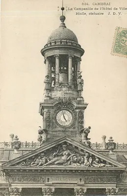Cambray — O Campanário do Hotel de Ville — J.D.V. n°834