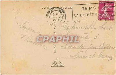 Reims - Katedra — wydawca Pol, nr 615 — Rewers