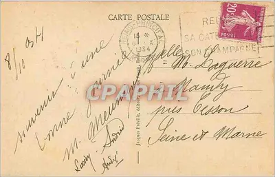 Reims — Katedra — wydawca Jacques Fréville, n° 620 — Rewers