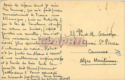 Rodzina Cigogne — Ville neuve-St-Germain, Seine-et-Oise — wydawca Cap — Rewers