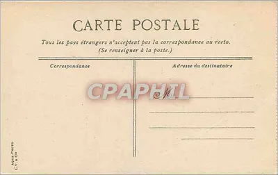 Chantilly. Estátua do duque de Aumale — editor AQUA PHOTO L.V. & Cie, n°2 — Verso