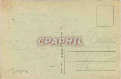 Wald von Fontainebleau — Der Hut des Jockeys (Franchard) — Sammlung A. M. — Rückseite