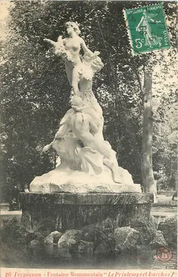 Perpignan - Fonte Monumental "Le Printemps et Bacchus" — editor Collection