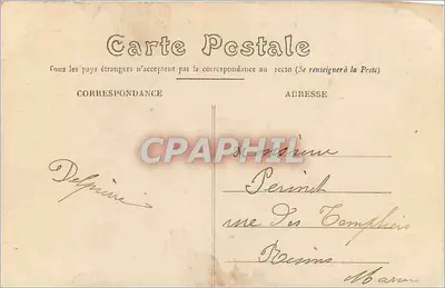 Rennes. — O Palácio de Justiça e o Bassin — Editor L. Mary-Roussellière, Rennes — Verso