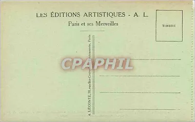Park Wersaille — Hammeau Marie-Antoinette — Dom Królowej. A. L. — Rewers