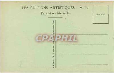 Malmaison (S.-et-O.) — O Castelo (fachada Leste) e Pátio de Honra — A. L. — Verso
