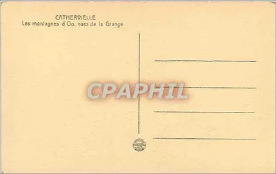 As montanhas de Oo, vistas da Grange — Catherdielle — Verso