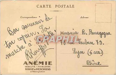 PARIS — Esplanada dos Invalidos — Oferecido por Hémoglobine Deschiens — Verso
