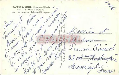 Mantes-la-Jolie — Das Duhamel-Museum im Square Brieuessel-Bourgeois — Yves Hodbert — Rückseite