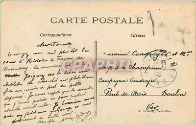 Versailles — I Parterre d'Acqua — J. Bellamy — Verso