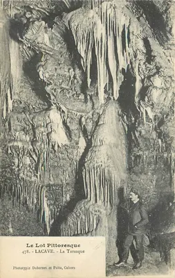 A Caverna de Lacave — A Tarasque — Fototipia Dubernet e Paita, Cahors, n°478