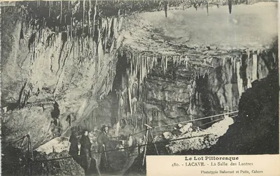 Sala dos Lustres - Lacave - O Loto Pitoresco - Fototipia Dubernet e Païta, Cahors