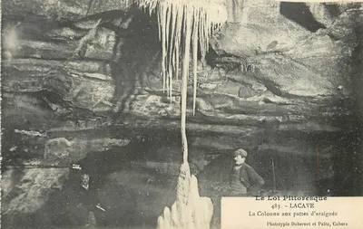 A Coluna das Patas de Aranha — Lacave — Fototipia Dubernet e Païta, Cahors