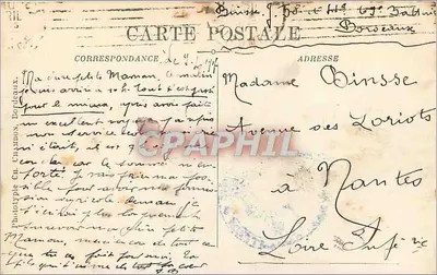 Bordeaux — O Ponte e a Flecha de São Miguel — C.B. — Verso
