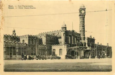 Estação Saint-Pierre — Gand — Sint-Pieterstatie — editor Ramske Brünn